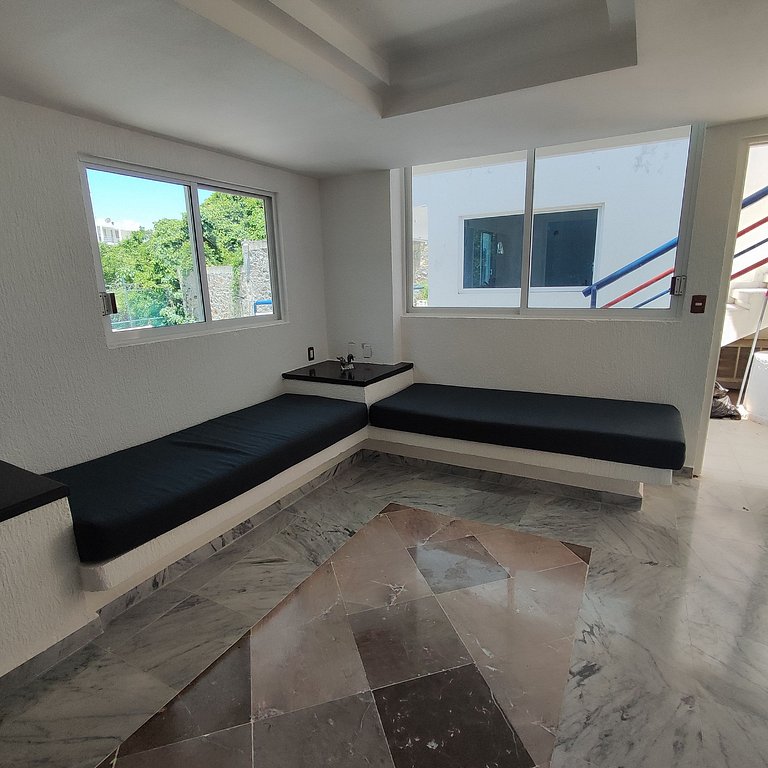 Villa a 5 minutos del mar con estacionamiento